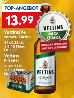 Hol'ab Getränkemarkt Veltins/V+ oder Veltins Pilsener Angebot