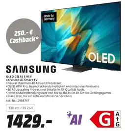 MediaMarkt SAMSUNG OLED GQ 55 S 95 F 4K Vision AI Smart TV Angebot