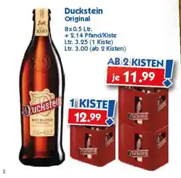 Hol'ab Getränkemarkt Duckstein Original Angebot