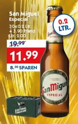Hol'ab Getränkemarkt San Miguel Especial Angebot