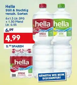 Hol'ab Getränkemarkt Hella Still & fruchtig Angebot