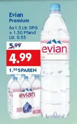 Hol'ab Getränkemarkt Evian Premium Angebot