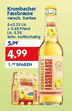 Hol'ab Getränkemarkt Krombacher Fassbrause Angebot