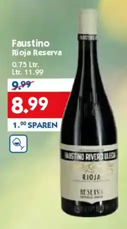 Hol'ab Getränkemarkt Faustino Rioja Reserva Angebot