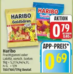 nah & gut Haribo Fruchtgummi oder Lakritz Angebot
