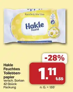 Famila Nord West Hakle Feuchtes Toilettenpapier Angebot