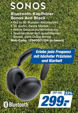 Expert Bluetooth-Kopfhörer Sonos Ace Black Angebot