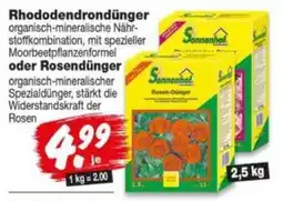 Repo Markt Sonnenhof Rhododendrondünger oder Rosendunger Angebot