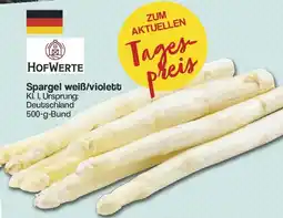 Famila Nord West HOFWERTE Spargel weiß/violett Angebot
