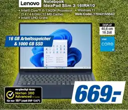 Expert Lenovo Notebook IdeaPad Slim 3 16IRH10 Angebot