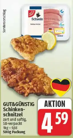 nah & gut GUT&GÜNSTIG Schinkenschnitzel Angebot