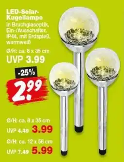 Repo Markt LED-Solar Kugellampe Angebot