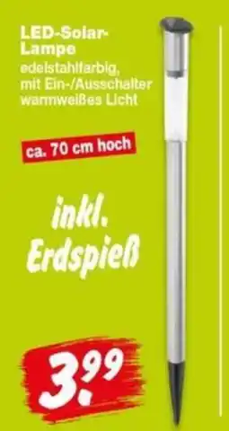 Repo Markt LED-Solar- Lampe Angebot