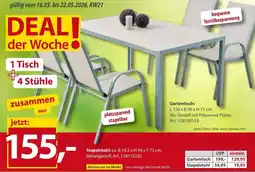 Sonderpreis Baumarkt 1 Tisch + 4 Stühle Angebot