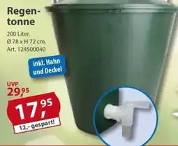 Sonderpreis Baumarkt Regentonne Angebot