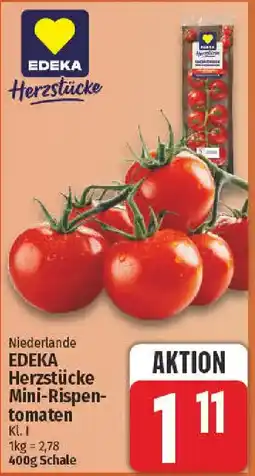 nah & gut EDEKA Herzstücke Mini-Rispentomaten Angebot