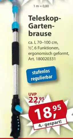 Sonderpreis Baumarkt Teleskop Gartenbrause Angebot