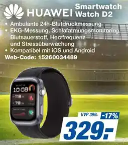 Expert HUAWEI Smartwatch Watch D2 Angebot