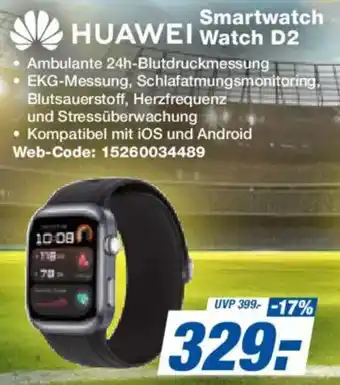 Expert HUAWEI Smartwatch Watch D2 Angebot