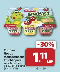 Famila Nord West Ehrmann Robby Monsterbacke Fruchtquark Angebot