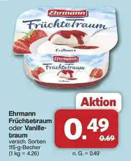 Famila Nord West Ehrmann Früchtetraum oder Vanilletraum Angebot