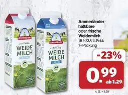 Famila Nord West Ammerländer haltbare oder frische Weidemilch Angebot