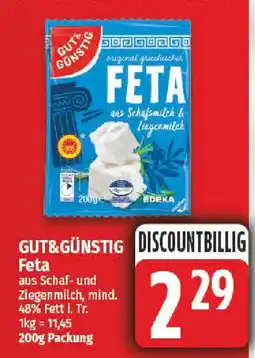 nah & gut GUT&GÜNSTIG Feta Angebot