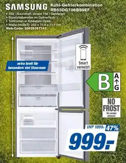 Expert SAMSUNG Kühl-Gefrierkombination RB53DG706BS9EF Angebot