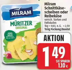 nah & gut Milram Schnittkäsescheiben oder Reibekäse Angebot
