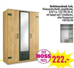 Möbel Boss Drehtürenschrank Cork Angebot