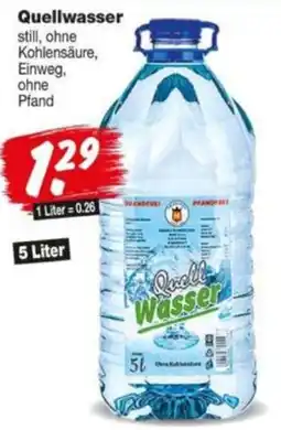 Repo Markt Quellwasser Angebot