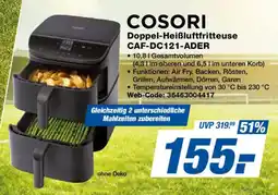 Expert COSORI Doppel-Heißluftfritteuse CAF-DC121-ADER Angebot