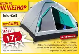Sonderpreis Baumarkt Iglu-Zelt Angebot