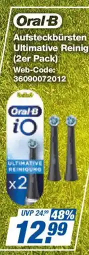 Expert Oral B Aufsteckbürsten Ultimative Reinigung (2er Pack) Angebot