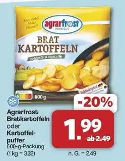 Famila Nord West Agrarfrost Bratkartoffeln oder Kartoffelpuffer Angebot