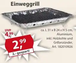 Sonderpreis Baumarkt Einweggrill Angebot