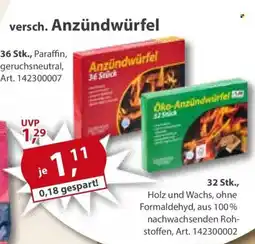 Sonderpreis Baumarkt versch. Anzündwürfel Angebot