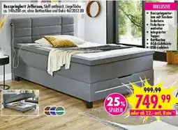 Möbel Boss Boxspringbett Jefferson Angebot