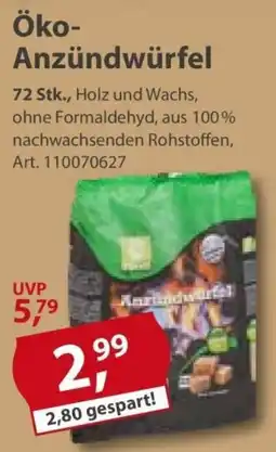 Sonderpreis Baumarkt Öko Anzündwürfel Angebot