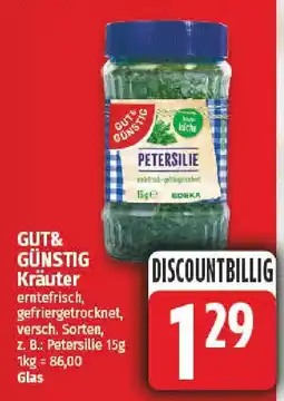 nah & gut GUT& GÜNSTIG Kräuter Angebot