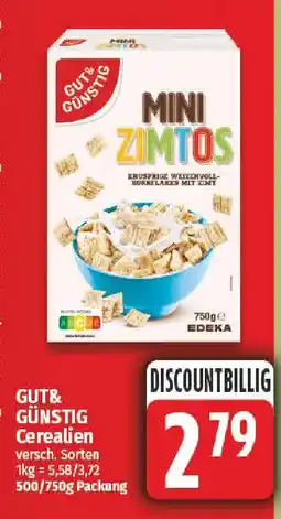 nah & gut GUT& GÜNSTIG Cerealien Angebot