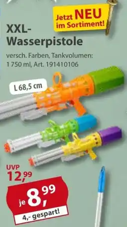 Sonderpreis Baumarkt XXL Wasserpistole Angebot