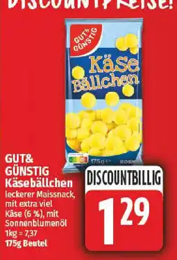 nah & gut GUT& GÜNSTIG Käsebällchen Angebot
