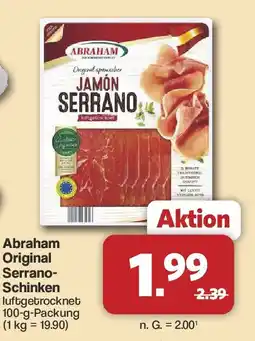 Famila Nord West Abraham Original Serrano Schinken Angebot