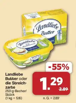 Famila Nord West Landliebe Butter oder die Streichzarte Angebot