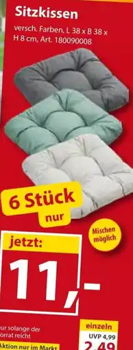 Sonderpreis Baumarkt Sitzkissen Angebot
