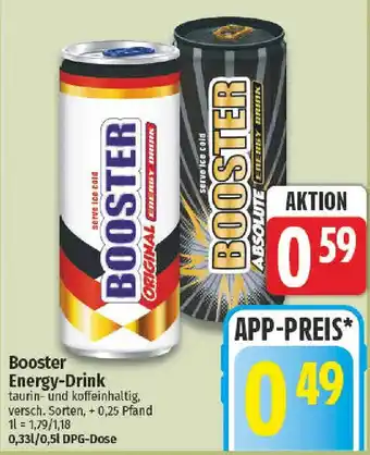 nah & gut Booster Energy-Drink Angebot
