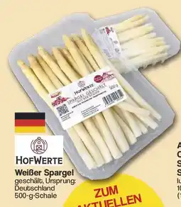 Famila Nord West HOFWERTE Weißer Spargel Angebot