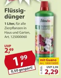 Sonderpreis Baumarkt Floraline Flüssigdünger Angebot
