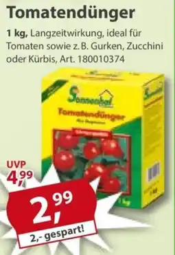 Sonderpreis Baumarkt Sonnenhof Tomatendünger Angebot